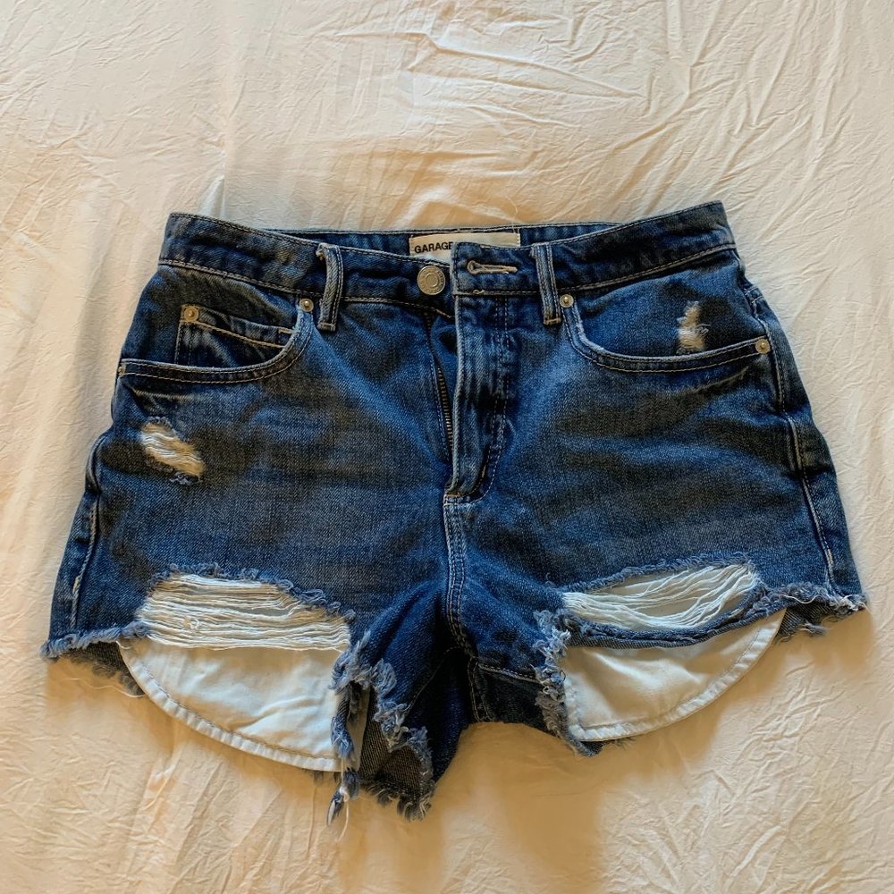 Womens denim shorts